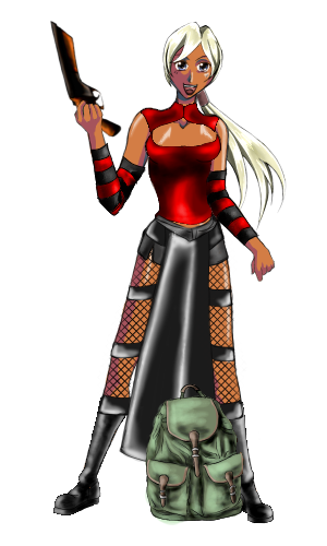 freundliche Mitarbeiterin